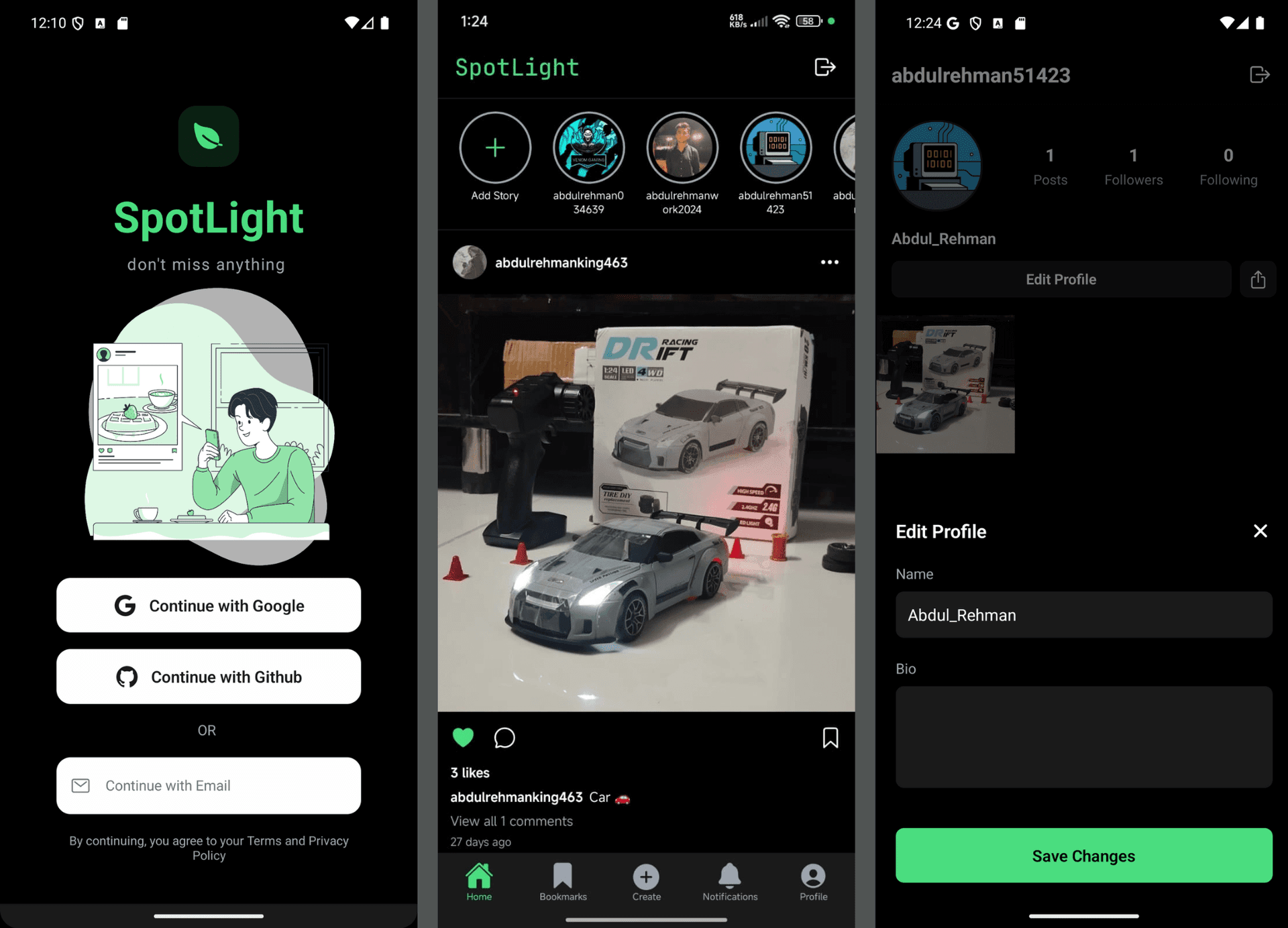 Spotlight React Native